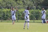 Rafael Martins (esquerda) festeja gol marcado diante do tricolor