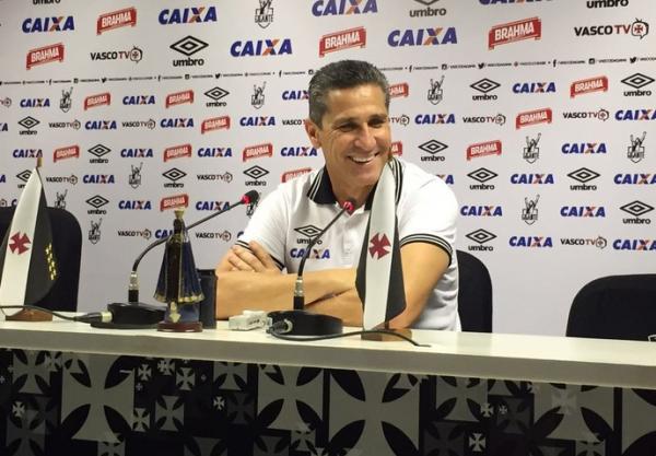 Jorginho concede entrevista coletiva em So Janurio aps vitria do Vasco sobre o Bragantino